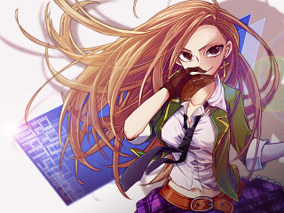 Girl long hair tie cell - her hand and a book in her other hand free wallpaper