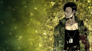 Man green jacket leaves clock - a green jacket free wallpaper