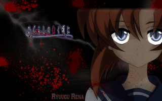 Blue eyes blood splatter anime - rasquache free wallpaper
