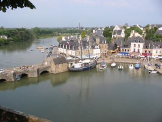 Harbor boats bridge buildings water - the bridge free wallpaper for desktop