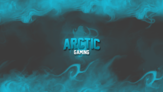 Arctic gaming blue black background - smoke free wallpaper for desktop