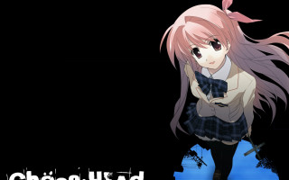 Pink hair girl black shirt - aya goda free wallpaper for desktop