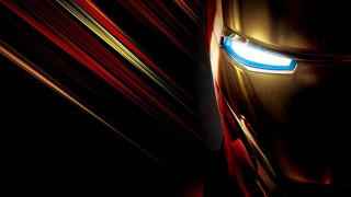 Iron man closeup blurry background - marvel comic free wallpaper