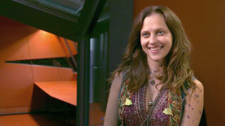 Woman smiling television screen camera - her face and a smile free wallpaper for desktop