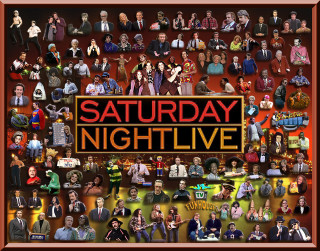 Saturday night live poster red - mosaic free wallpaper for desktop