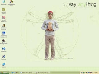 Man holding teddy bear computer - a drawing of a man holding free wallpaper for desktop