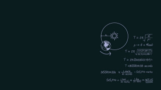 Blackboard ball tree space art - golden ratio illustration free wallpaper