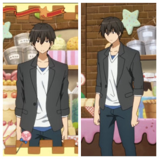 Man suit tie counter food - kyoto animation free wallpaper for tablet