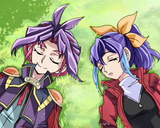 Anime purple hair blue eyes - purple hair free wallpaper