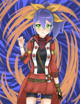 Cartoon character green eyes red - a red outfit free wallpaper for mobile