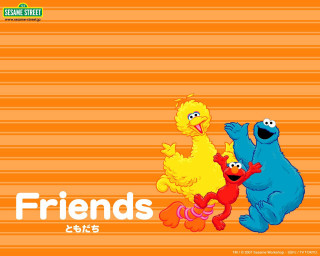 Sesame street poster sesame characters - back ground free wallpaper