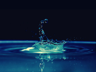 Blue water splash aurora ocean - anthony s waters free wallpaper