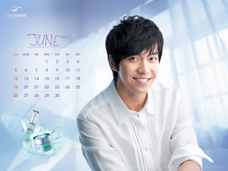 Man white shirt smiling calendar - white background free wallpaper for desktop