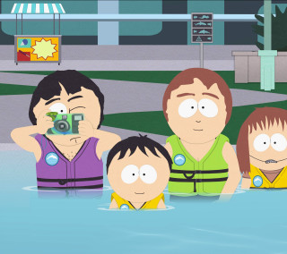 Family pool camera picture taking - free bikini wallpaper for tablet