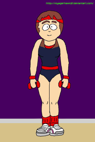 Cartoon character swimsuit red gloves - brigette barrager free wallpaper for mobile