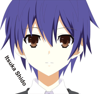 Purple hair anime girl white 2 - a manga drawing free wallpaper for tablet