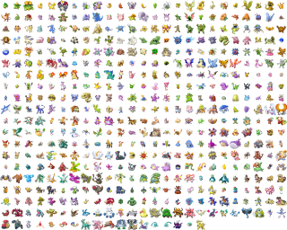 Pokemon group colorful white background - a large group free wallpaper