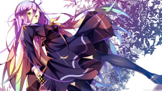 Woman purple hair purple dress 2 - long purple hair free wallpaper for desktop