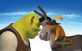 Donkey man kissing shrawnish avatar - furry free wallpaper for desktop