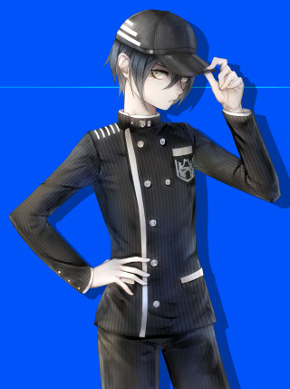 Person black uniform hat blue - a line free wallpaper for mobile