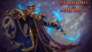 Heirs aeol drias blue flame - arcane free wallpaper for desktop