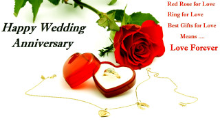 Red rose ring wedding anniversary - happy free wallpaper