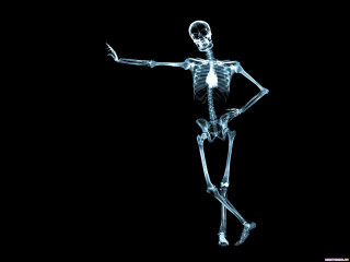 Skeleton pointing dark room black - a skeleton free wallpaper for desktop