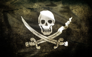 Pirate flag skull crossbones sword - felipe seade free wallpaper