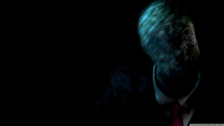 Man suit tie blurry face - motion blur free wallpaper