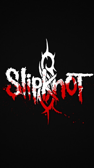 Black background red white logo 8 - metal free wallpaper for mobile