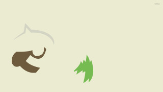 Cat tree minimalistic illustration artwork - minimalistic free wallpaper