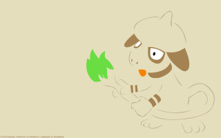 Cartoon dog green plant sad - a green plant free wallpaper