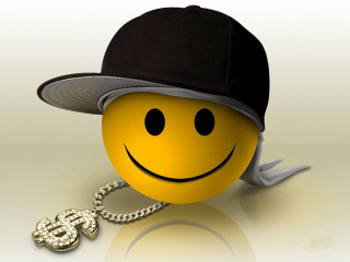 Smiley face hat chain keychain - a smiley face free wallpaper