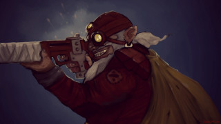 Man gun bag facepainted redjacket - a face free wallpaper for desktop