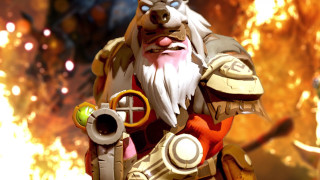 Statue man gun fire background - bedwyr williams free wallpaper