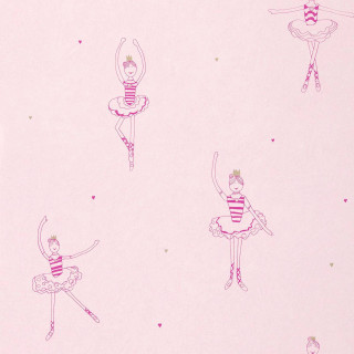Pink background ballerina drawing pink - a storybook illustration free wallpaper for tablet