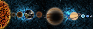 Solar system eight planets star - a solar system free wallpaper