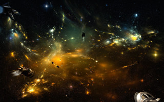 Space station galaxy stars dust - star and dusts free wallpaper