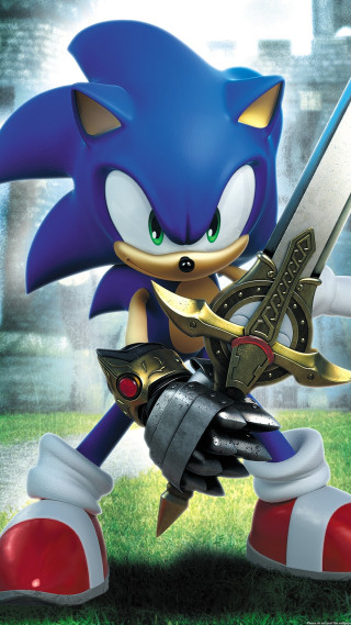 Sonic hedgehog sword holding sword - cliff childs free wallpaper for mobile