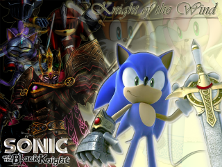 Sonic hedgehog character sword knight - a sonic free wallpaper