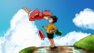 Boy girl kissing hill sky - a hill free wallpaper