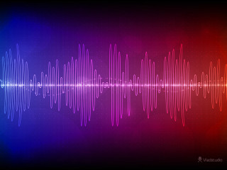 Soundwave redblue black redblue bluepurple - a red line free wallpaper for desktop