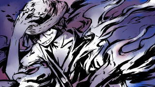 Woman knife sky clouds birds - cloud and birds free wallpaper