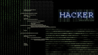 Hacker computer screen dark background - number free wallpaper