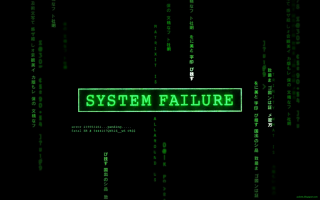 System failure green sign wireframe 2 - a green sign free wallpaper