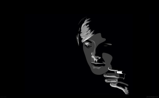 Man smoking cigarette dark night - a man smoking free wallpaper