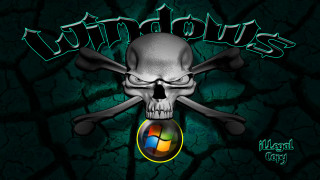 Skull computer logo image - felipe seade free wallpaper