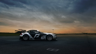 Car cloudy sunset matte cinematic - a dark cloud in the sky free wallpaper