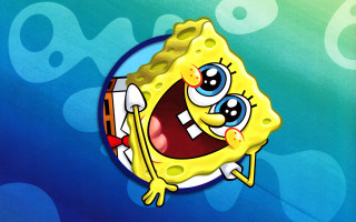Spongebob cartoon big smile happy - a big smile free wallpaper