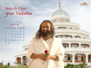 Divine bearded man rose building - a white building free wallpaper